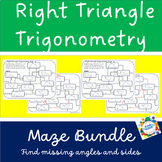 Right Triangle Trigonometry (SOH CAH TOA) find missing ang