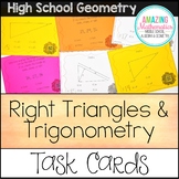 Right Triangles & Trigonometry Task Cards