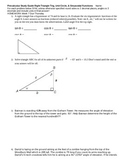 Right Triangles Unit Circle Sinusoidals Study Guide (editable)