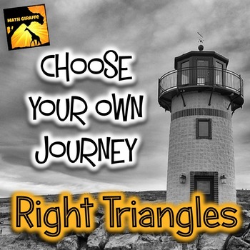 Preview of Right Triangles and Trigonometry: "Choose Your Own Journey" Book