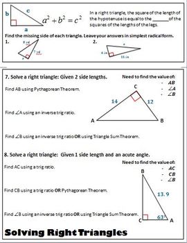 Trigonometry in the Right Triangle - Lesson with Prof. Gis — Eightify