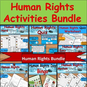 Preview of Rights Revelry Bundle: Explore, Learn, & Play on Human Rights Day!/December 10th