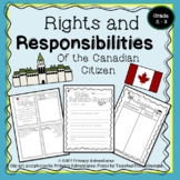 Rights and Responsibilities Canadian Citizen Grade 2 / 3