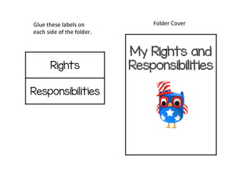 Rights vs. Responsibilities by First Grade with Mrs Hobart | TpT