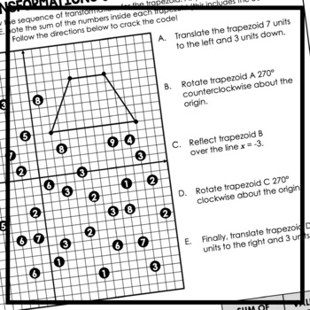 Rigid Motion - Finding Transformations Graphically Crack the Code