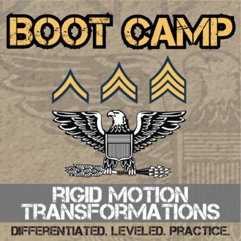 Preview of Rigid Motion Transformation Boot Camp - Printable & Digital Practice Activities