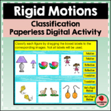 Rigid Motion Transformations Digital Card Sort Classificat