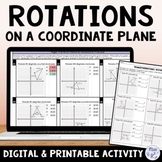 Rigid Motion Transformations: Rotations Digital & Print Practice