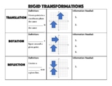 Rigid Transformations GUIDED NOTES Middle School Math