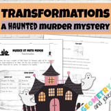 Rigid Transformations Geometry Halloween Murder Mystery Ac