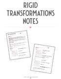 Rigid Transformations Notes