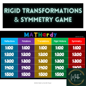 Preview of Rigid Transformations & Symmetry Game | Geometry