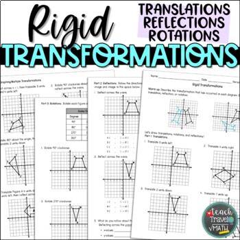 Preview of Rigid Transformations: Translations, Reflections, Rotations