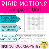 Rigid Transformations Unit High School Geometry - Notes Wo