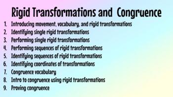 Preview of Rigid Transformations and Congruence Bundle