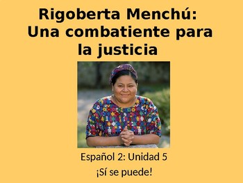 Preview of Rigoberta Menchú: Presentación cultural