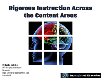 Preview of Rigorous Instruction Across Content Areas (Professional Development)