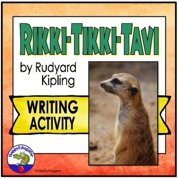 Preview of Rikki Tikki Tavi Writing Assignment and Rubric with Easel Activity