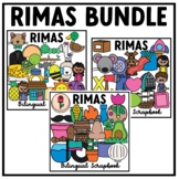 Rimas Clipart Bundle | Rhyming in Spanish