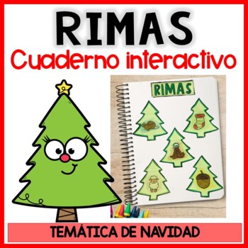 Preview of Rimas | Cuaderno interactivo Navidad | Christmas Spanish Interactive Notebook