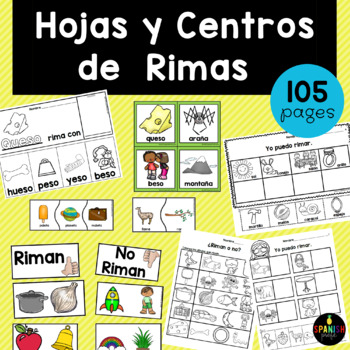 Paquete de Rimas Rhyming Activity Bundle