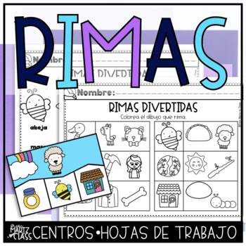 Preview of Rimas | Rhyming Words in Spanish