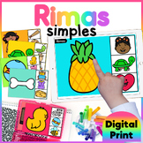 Rimas Task Cards - Digital & Print