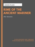 Rime of the Ancient Mariner: Tableaus and Intro to Frankenstein