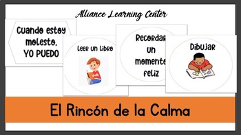 Preview of Rincón de la calma- Autoregulación/ Calming Stategies
