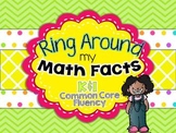 Ring Around my Math Facts!  {Fluency Rings for K&1}