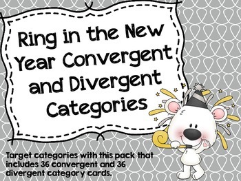 Preview of Ring in the New Year Convergent and Divergent Categories