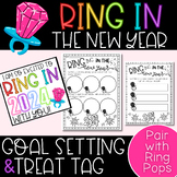 Ring in the New Year Goal Setting & Treat Tag