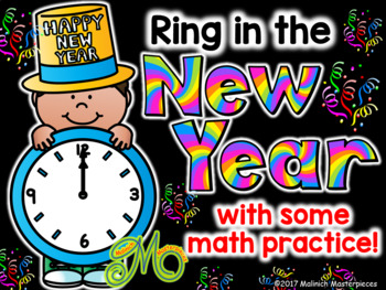 Preview of Ring in the New Year with some Math Practice - Interactive PowerPoint game