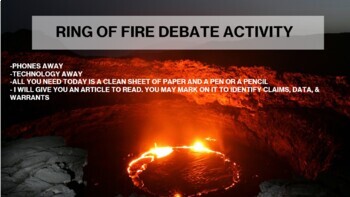 Preview of Ring of Fire Debate Activity