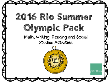 Preview of Rio 2016 Summer Olympic Activity Pack