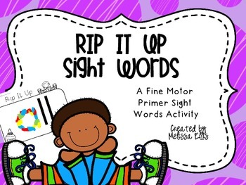 Preview of Rip It Up - A Dolch PRIMER Sight Word Activity