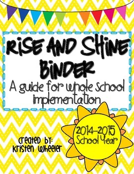 Preview of Rise and Shine Binder: A guide