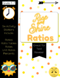 Rise and Shine Rates and Ratios Review Stations