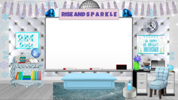 Preview of Rise and Sparkle Virtual Classroom Background