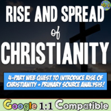 Rise and Spread of Christianity Web Quest Activity | 4 Par