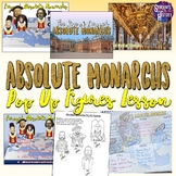 Absolute Monarchs and the Rise of Absolutism Pop Up Figure Lesson