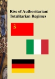 Rise of Authoritarian/ Totalitarian Regimes  Handout