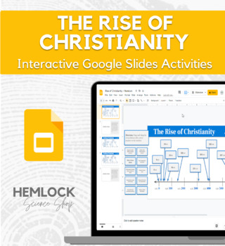 Preview of Rise of Christianity Timeline - drag-and-drop in Slides