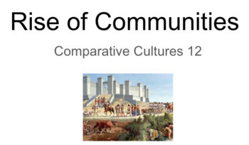 Preview of Rise of Communities - Ancient 4 River Civilization -Comparative Cultures Socials