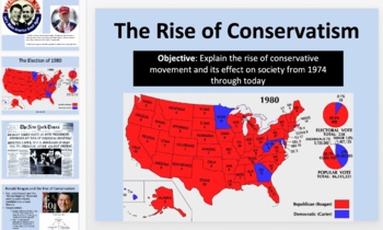 Preview of Rise of Conservatism Powerpoint Slides and Notes