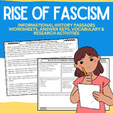 Rise of Fascism:  Social Studies & Informational Reading N