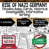 Rise of Nazi Germany Timeline, & Writing, Distance Learnin
