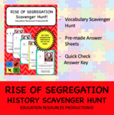 Rise of Segregation United States History Scavenger Hunt Activity