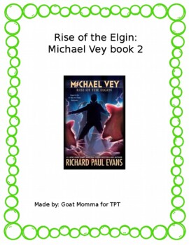Preview of Rise of the Elgin Novel Literature guide