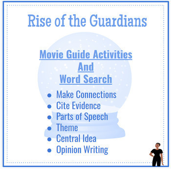 Preview of Rise of the Guardians Movie Guide and Word Search - Christmas and Easter